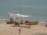 Schiffsbau in Ghana